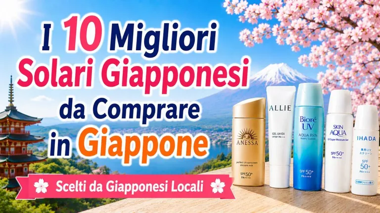 Le 10 migliori creme solari giapponesi da comprare in Giappone | scelte da un local