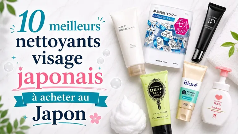 10 meilleurs nettoyants visage japonais à acheter au Japon