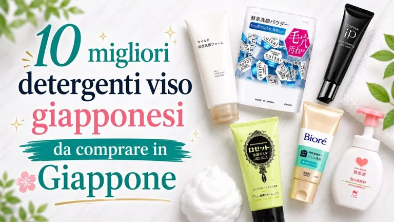 10 migliori detergenti viso giapponesi da comprare in Giappone
