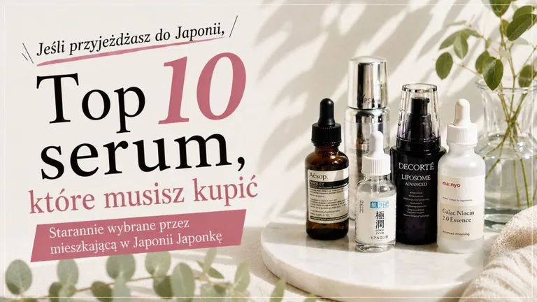 10 polecanych serum, które warto kupić w Japonii | Wybrane przez lokalnych Japończyków