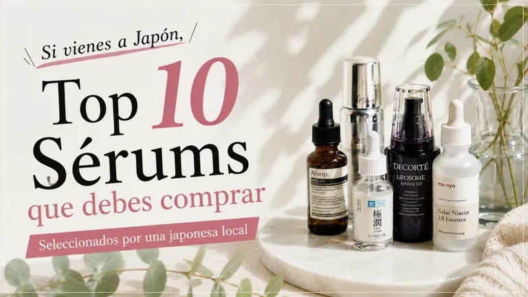 Los 10 sérums recomendados para comprar en Japón | Seleccionados por japoneses locales