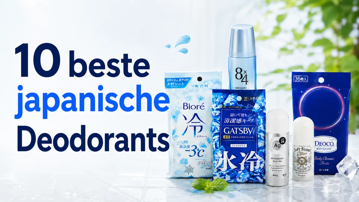 Die 10 besten japanischen Deodorants und Erfrischungstücher | Empfehlungen von Einheimischen