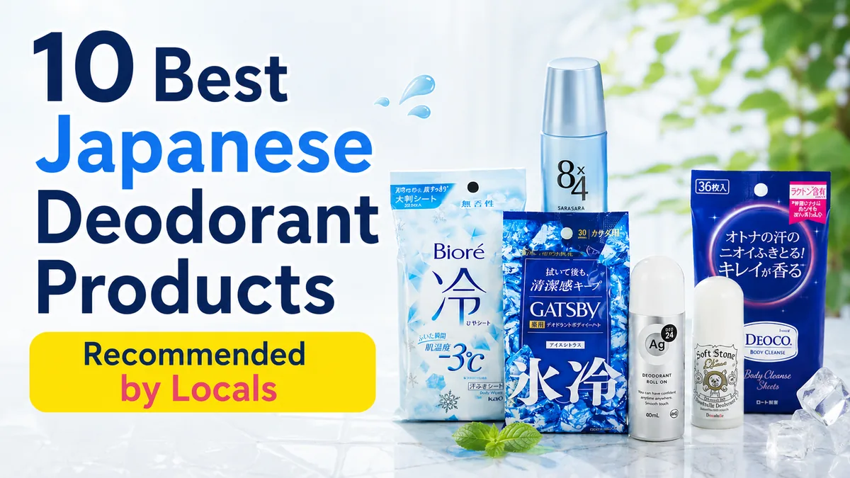 10 Best Japanese Deodorants & Body Wipes for Sweat | Recommended by Locals