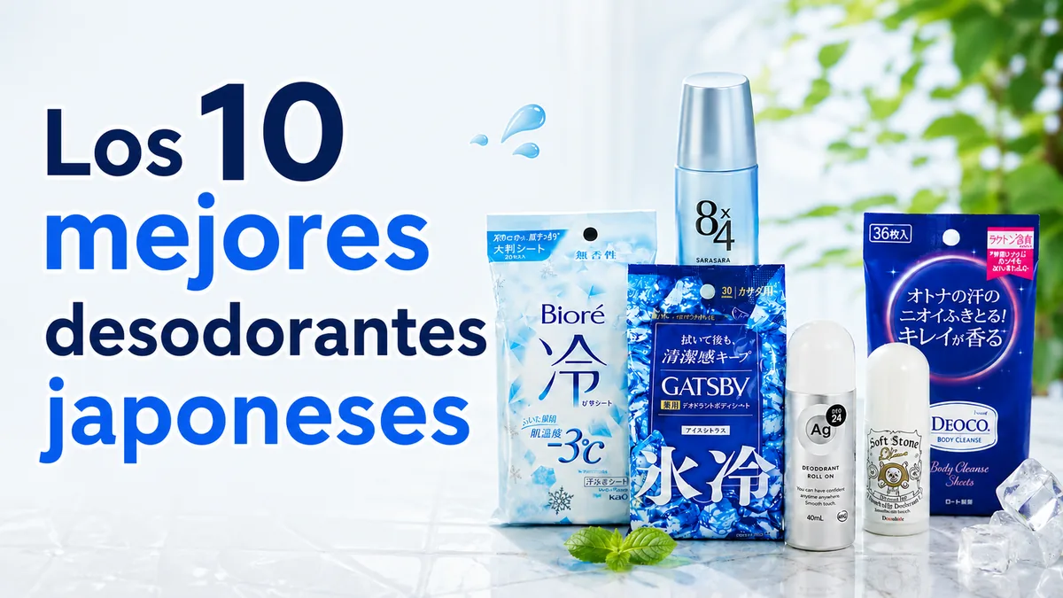 Los 10 mejores desodorantes y toallitas para el sudor de Japón | Recomendados por locales