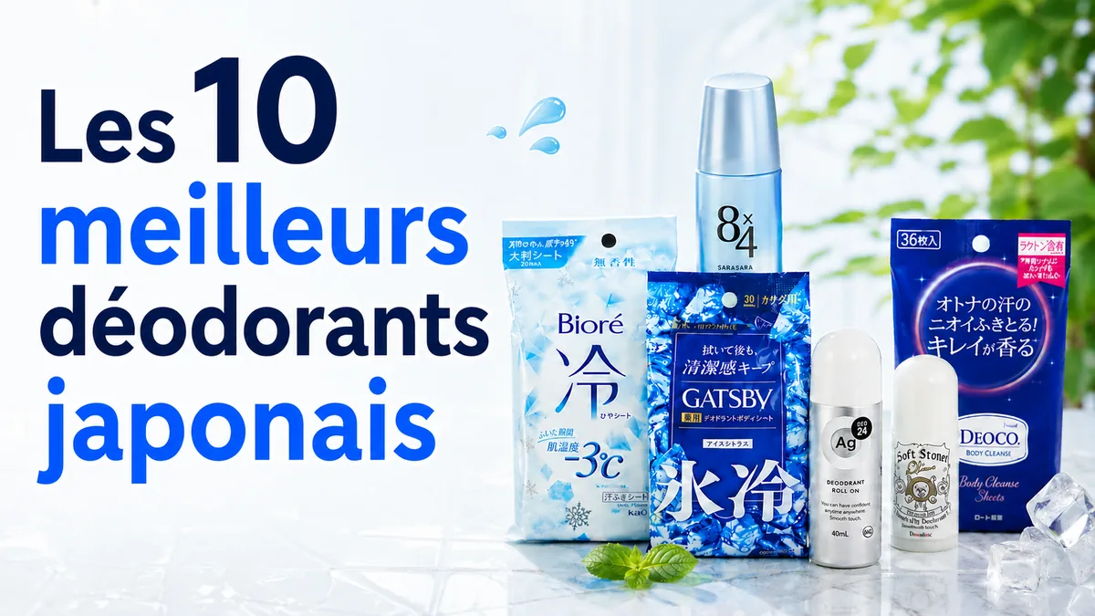 Les 10 meilleurs déodorants et lingettes anti-sueur du Japon | Recommandés par les locaux