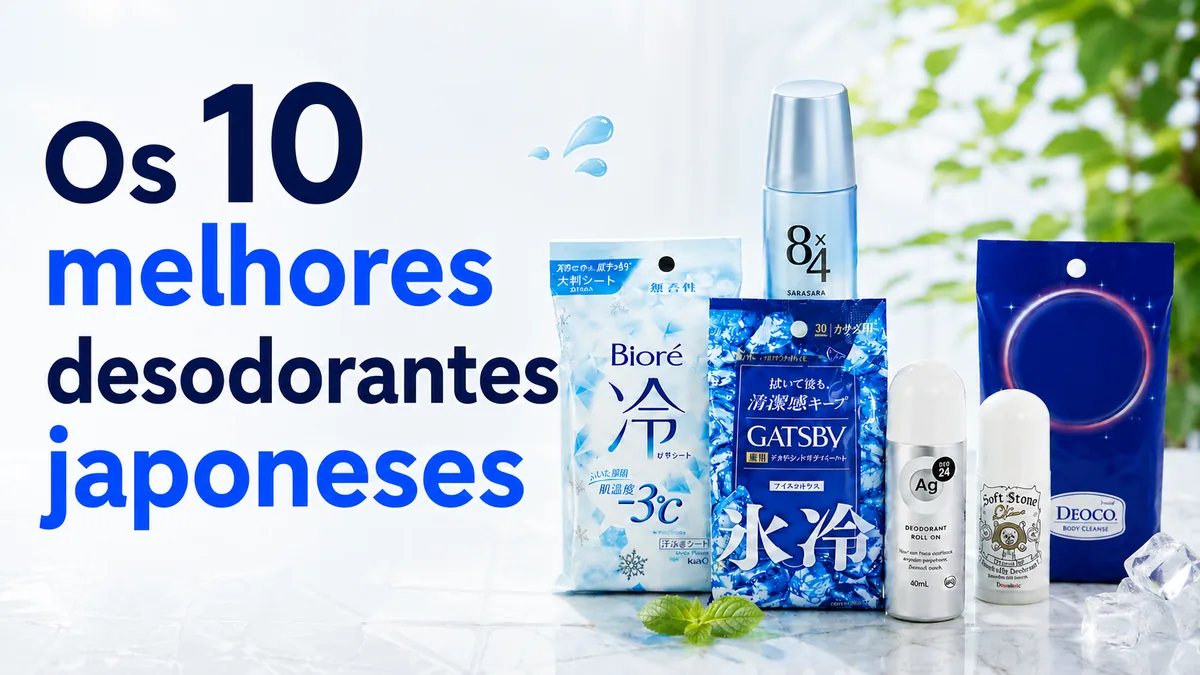 Os 10 melhores desodorantes e lenços para o suor do Japão | Recomendados pelos locais