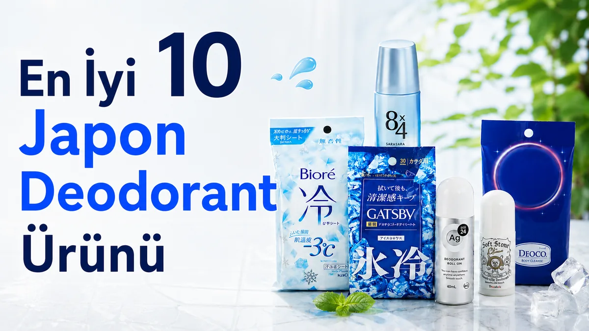 En İyi 10 Japon Deodorant ve Ter Kokusu Ürünü | Yerel Seçim