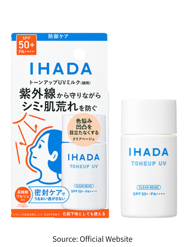 IHADA 薬用フェイスプロテクトUVミルク